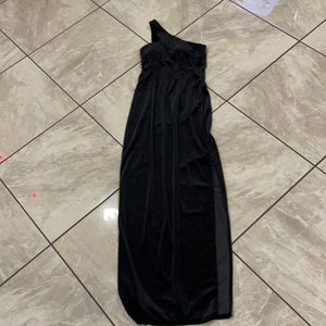 Black one strap dress